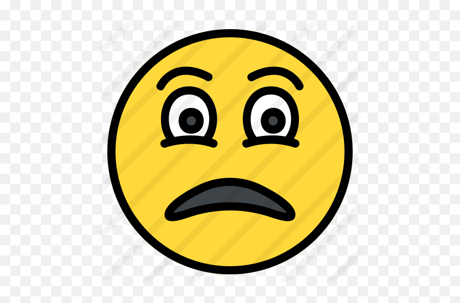 Sad Face - Wide Grin Emoji,Sad Face Png