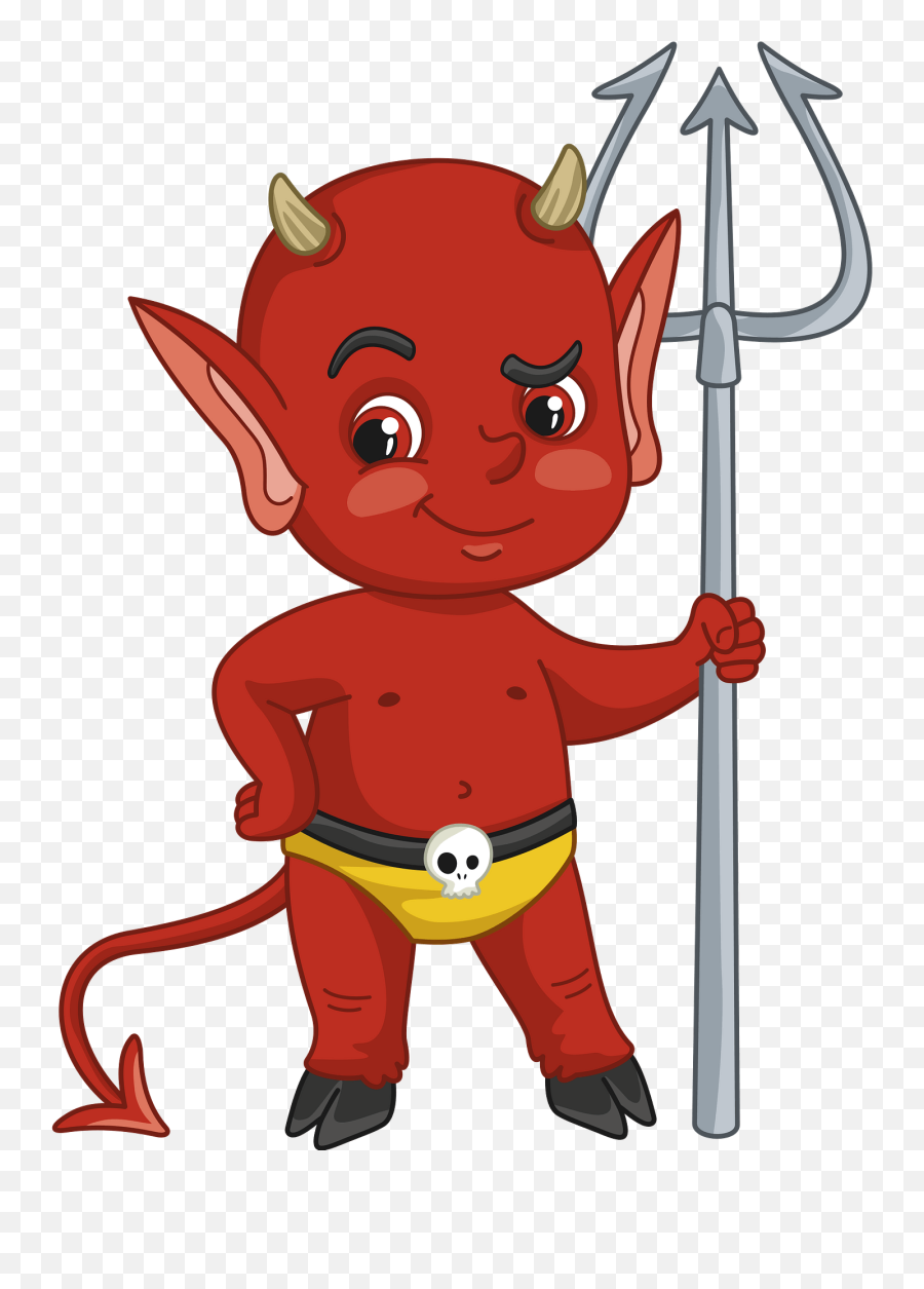 Little Devil Clipart - Demon Emoji,Devil Clipart