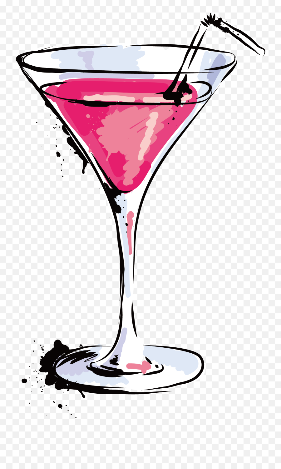 Cartoon Cocktail Glass Png Transparent Cartoon - Jingfm Cartoon Cocktail Glass Png Emoji,Cocktail Clipart