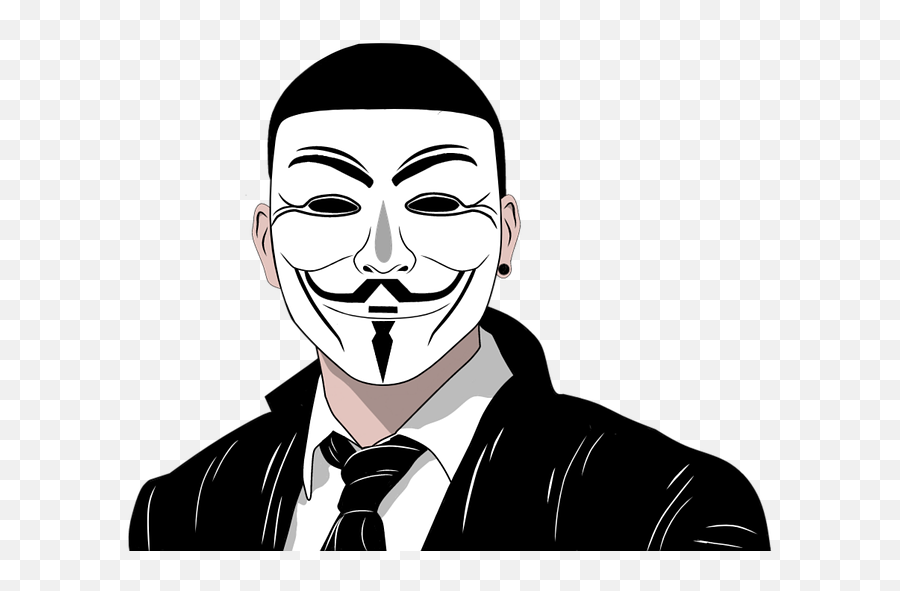Internet Hacker Png Clipart Png Mart - Transparent Anonymous Hacker Png Emoji,Internet Clipart