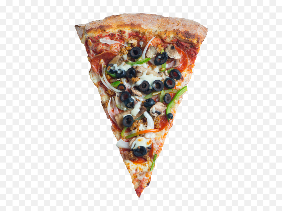Pizza - Vegetable Pizza Slice Png Emoji,Pizza Slice Png