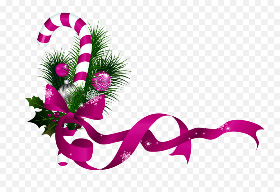 Christmas Ribbon Png Images Free Download - Pink Christmas Design Png Emoji,Ribbons Png