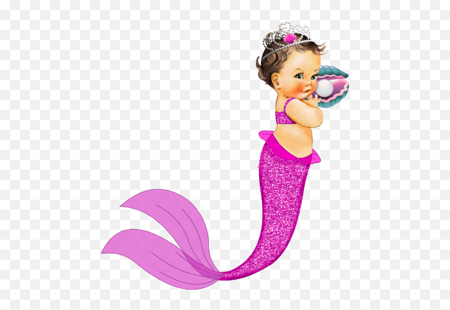 Free Mermaid Baby Clipart - Png Download Full Size Clipart Transparent Baby Mermaid Clipart Emoji,Free Mermaid Clipart