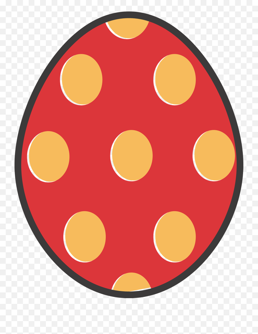 Easter Egg Clipart - Dot Emoji,Easter Egg Clipart