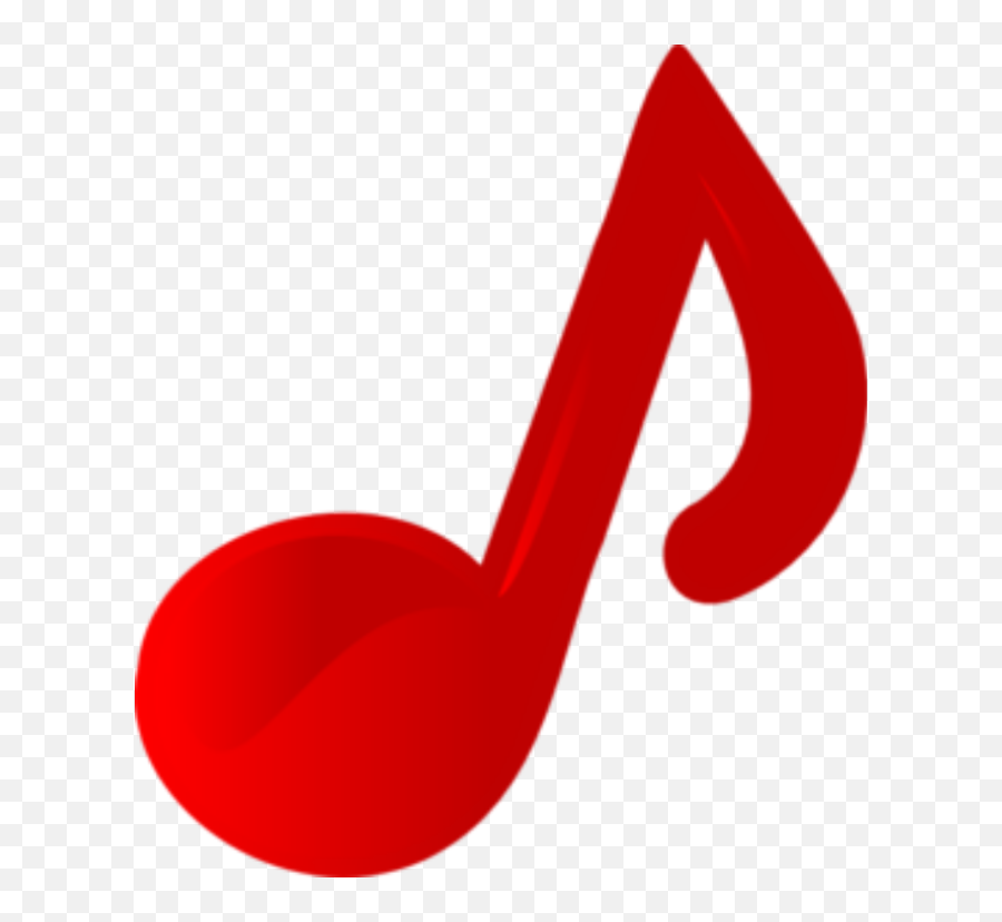 Colorful Transparent Background Music - Red Music Note Clipart Emoji,Music Notes Transparent Background