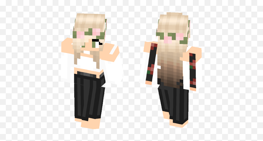 Download Cute Girl With Dress Minecraft 2534531 - Png Girl In Dress Minecraft Skin Emoji,Minecraft Skin Png
