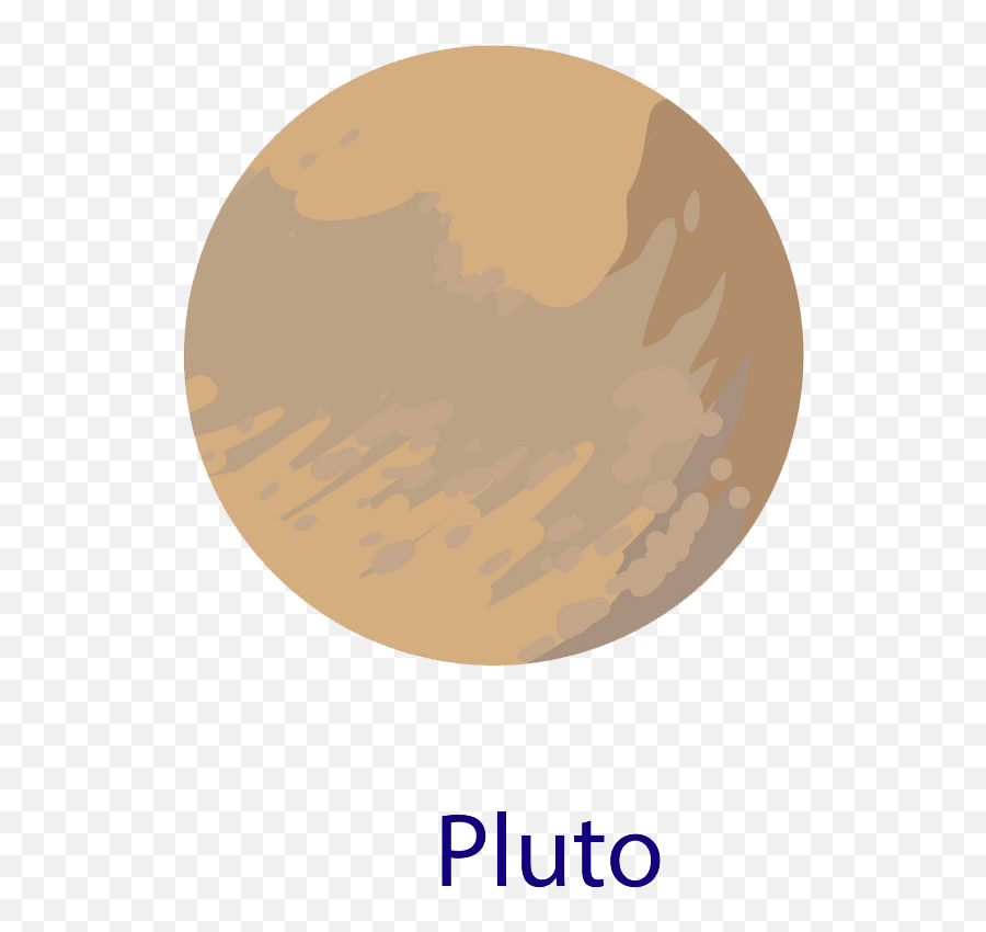 Planet Pluto Clipart Transparent - Planet Pluto Clipart Emoji,Pluto Transparent