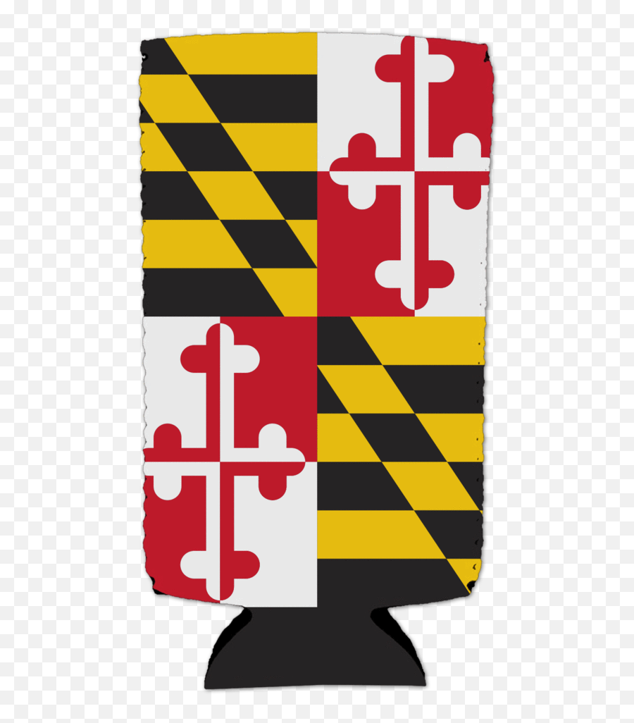 Maryland Flag Stadium Can Cooler - Hide Gas Meter In Basement Emoji,Maryland Flag Png