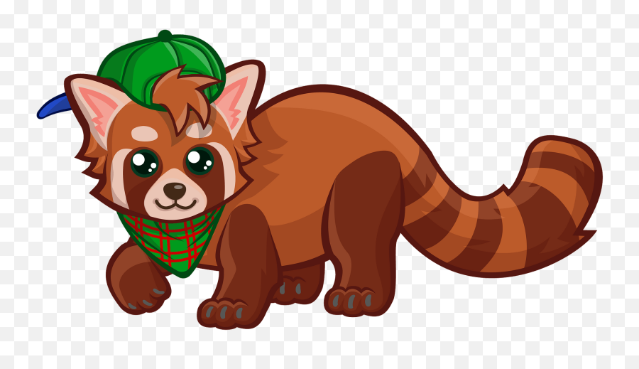 Red Panda Clipart - Kleiner Panda Silhouette Pixabay Emoji,Red Panda Clipart