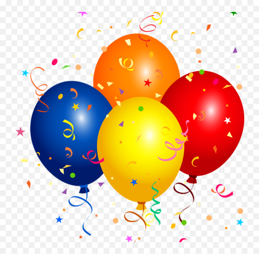Birthday Balloon Png - Birthday Balloons Clipart Png Emoji,December Birthday Clipart