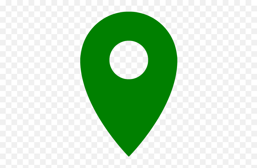 Green Pin 8 Icon - Green Transparent Location Icon Png Emoji,Pin Png