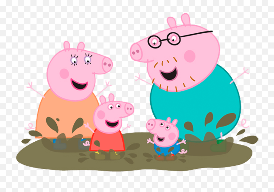 Clipart House Peppa Pig Clipart House - Transparent Peppa Pig Muddy Puddles Emoji,Peppa Pig Png