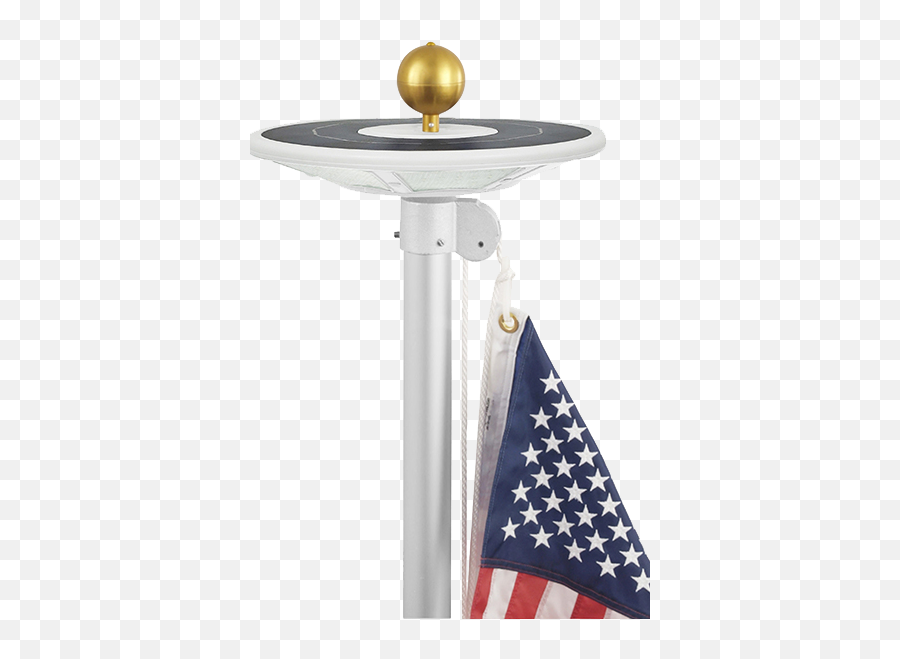 Solar Powered Flagpole Spot Light - For Flagpoles Up To 60ft Emoji,Flag Pole Png