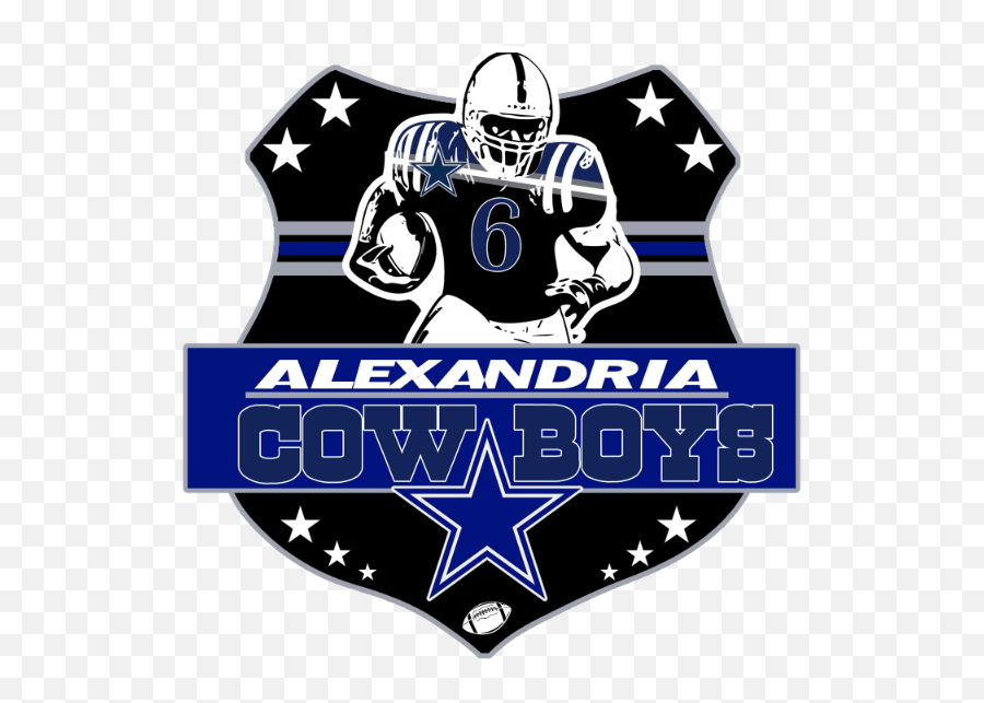 Alexandria Cowboys Youth Football Team Search For Emoji,Cowboys Football Logo