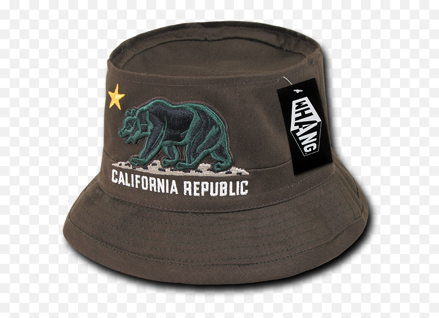 Whang - Whang California Bear Fisherman Bucket Hats Caps Men Emoji,California Bear Logo