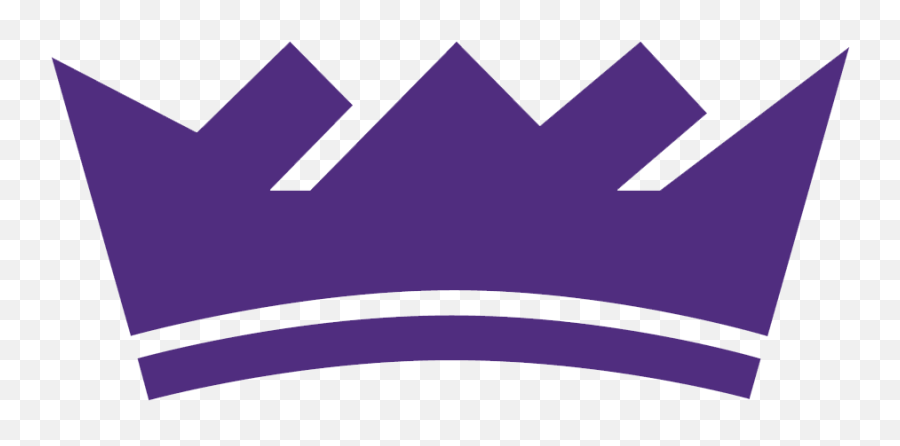 Crowns Clipart Purple Crowns Purple - Sacramento Kings Crown Logo Emoji,King Crown Clipart