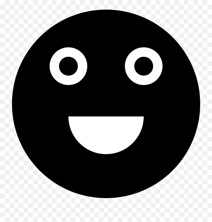Happy Black Moon Clip Art - Happy Black Emoji,Moon Clipart Black And White