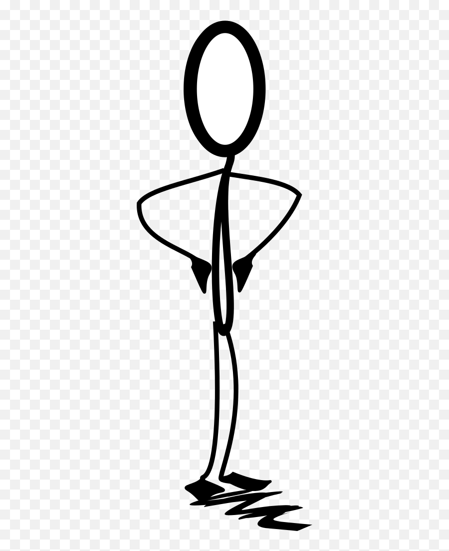 Blue Stick Figure Man Png Svg Clip Art - Dot Emoji,Stick Figure Png