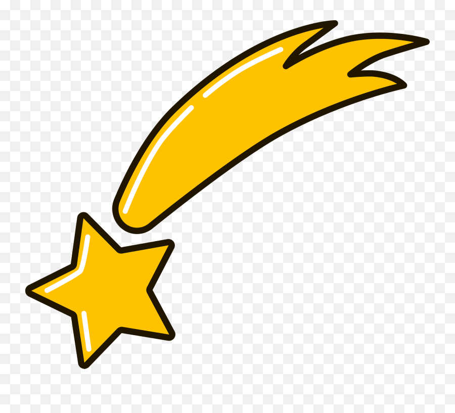 Shooting Star Clipart - Vertical Emoji,Star Clipart