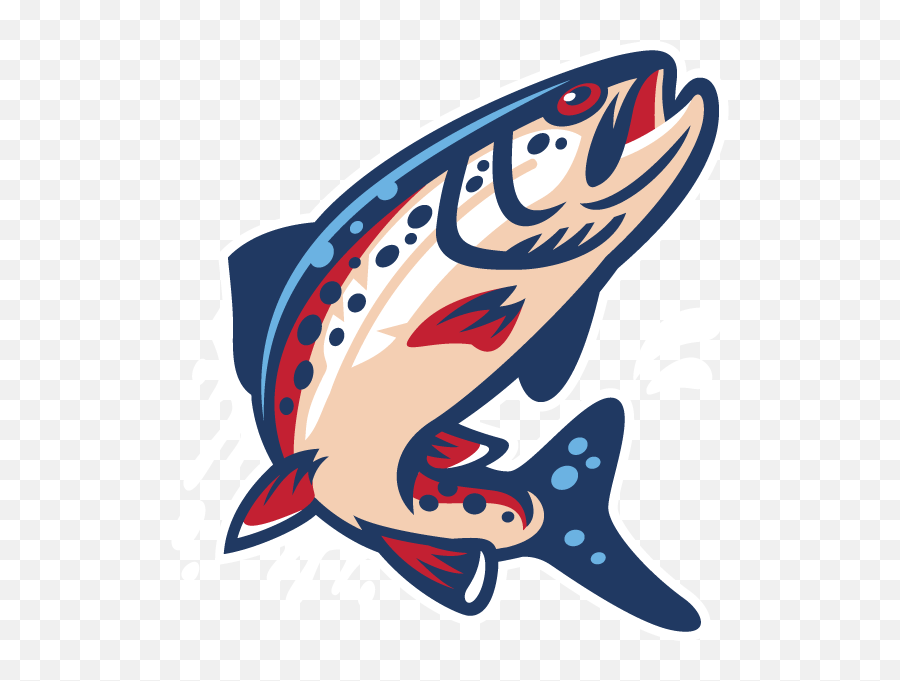 Clipart Fish Trout - Spokane Indians Logo Emoji,Trout Clipart