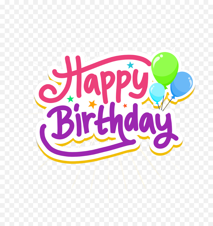 Frame Happy Birthday Png - Happy Birthday Text Png Birthday Tulisan Happy Birthday Png Emoji,Birthday Png