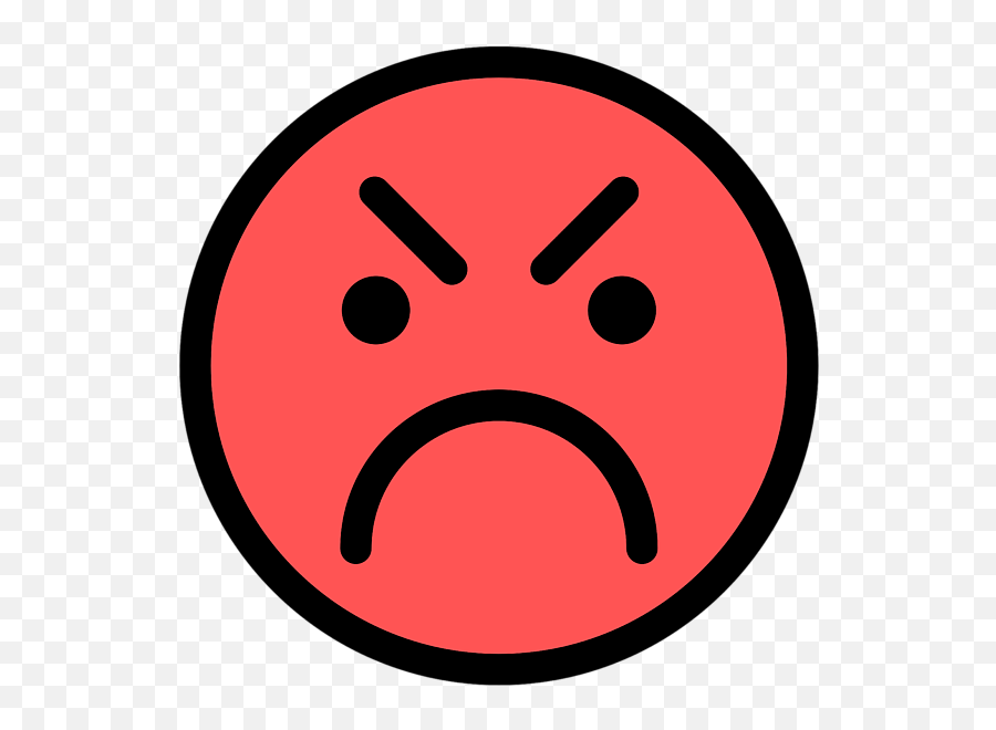 Smiley Face Red Angry Face Portable - Angry Smiley Face Emoji,Angry Face Png