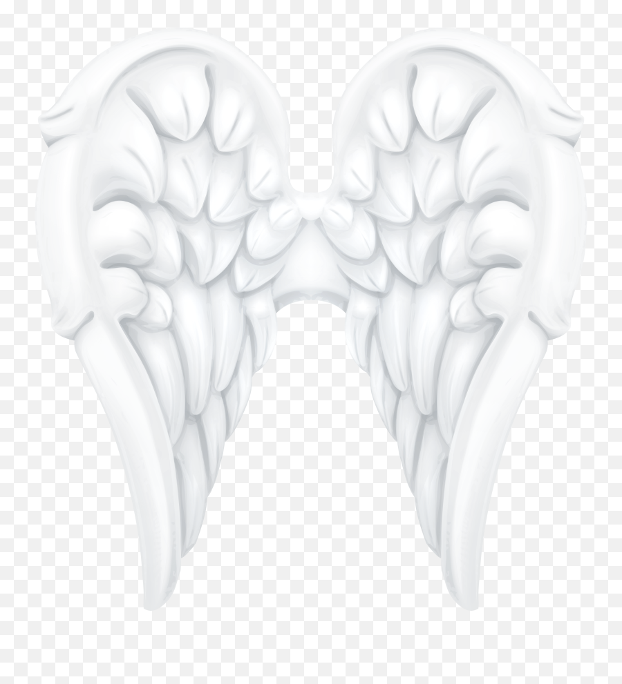 Clipart Magic Wand - White Clip Art Angel Wings Emoji,Wings Clipart