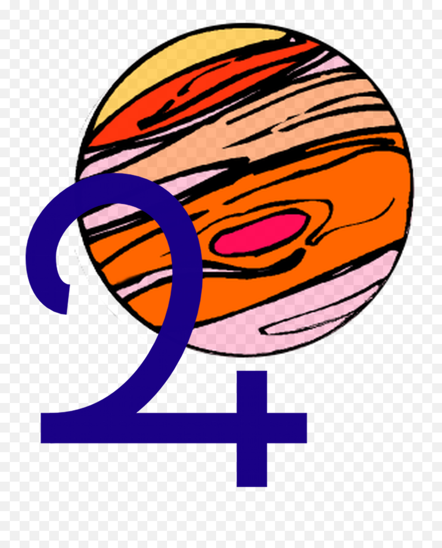 Cartoon Jupiter Planet Clipart - Full Size Clipart 4138931 Clip Art Emoji,Planet Clipart