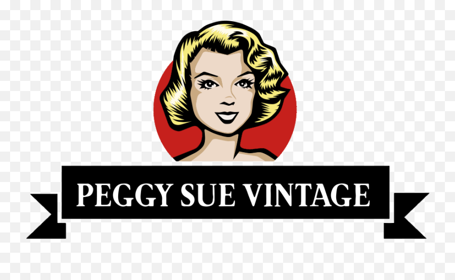 Peggy Sue Vintage - Vintage Fashion Shop Hair Design Emoji,Vintage Logos