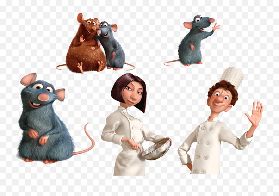 Ratatouille Hd Png Download - Imagenes De Cocineras Caricaturas Emoji,Ratatouille Png