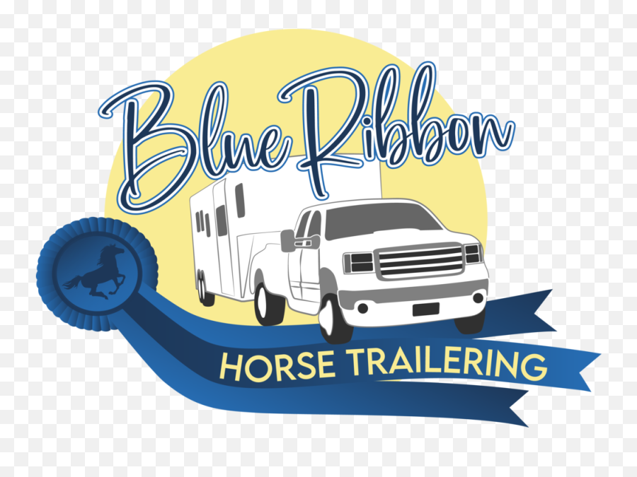 Blueribbonhorsetrailering Emoji,Car With Horse Logo