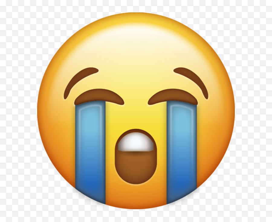 Kissing Clipart Iphone Emoji - Crying Emoji No Background,Emojis Png