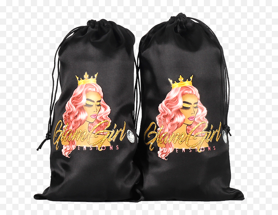 Customized Printing Logo Women Virgin Hair Extensions Emoji,Bags With Logo
