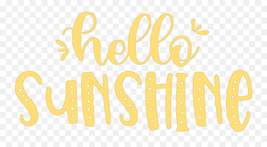 Hello Sunshine Word Svg Cut File Emoji,Sun Shine Png