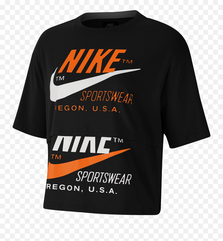 Nike Boyfriend T Shirt Orange Shop Clothing U0026 Shoes Online Emoji,Nike Logo Orange
