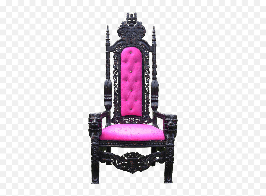Download Hd Cougar Throne Chair - Queen Throne Png Emoji,Iron Throne Png