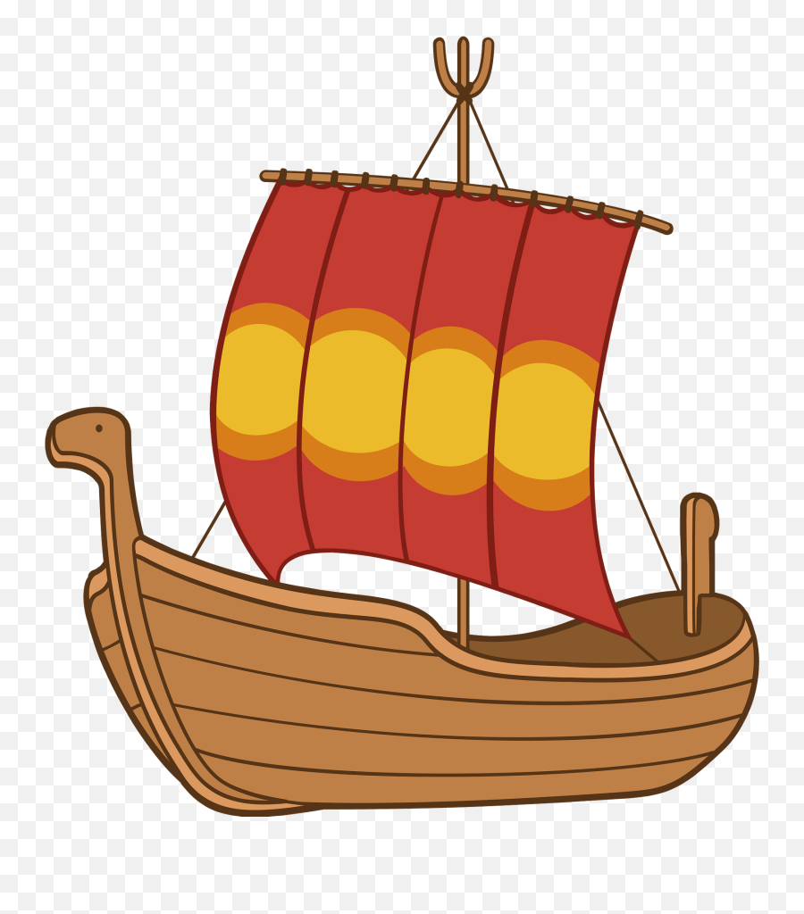 Viking Boat Clipart - Lovely Emoji,Boat Clipart