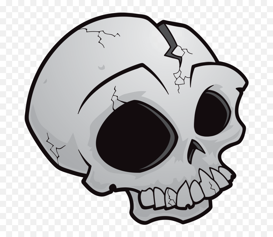 Halloween Skull Transparent Image - Cartoon Skull Png Emoji,Skull Transparent Background