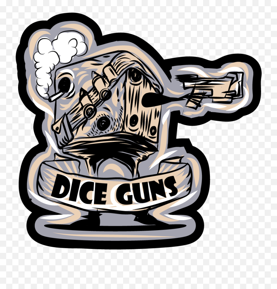 Dice Guns Logo Process - Dice And Guns Emoji,Dice Logo