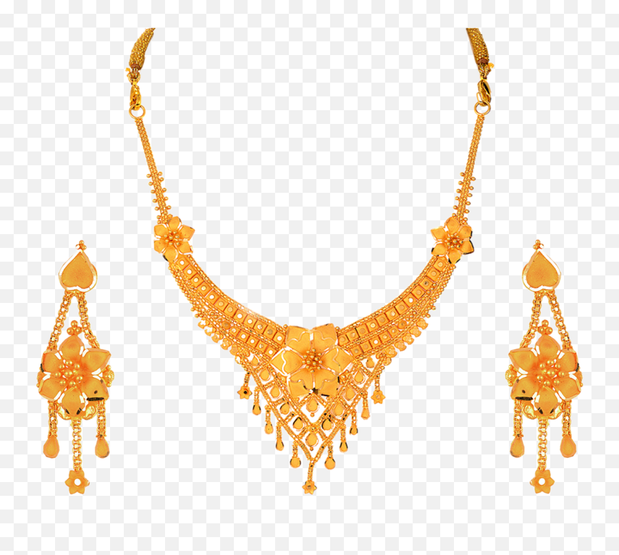 Download Sober Gold Necklace Set - Ladies Gold Chain Png Gold Chain Png Ladies Emoji,Chain Png