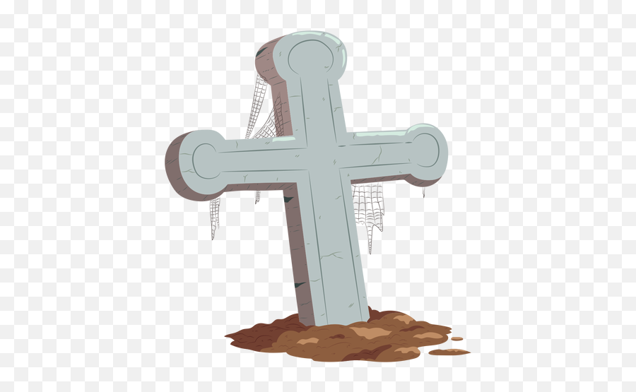 Cross Gave Illustration - Transparent Png U0026 Svg Vector File Christian Cross Emoji,Cross Out Transparent
