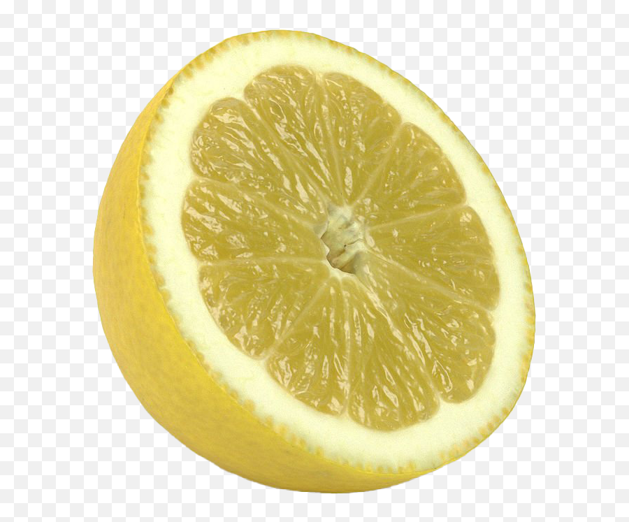 Half Lemon Cut Transparent Background - Lemon Half Emoji,Lemon Transparent Background