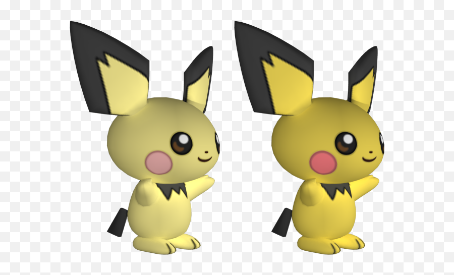 172 Pichu - Pokemon Xy 3d Model Emoji,Pichu Png