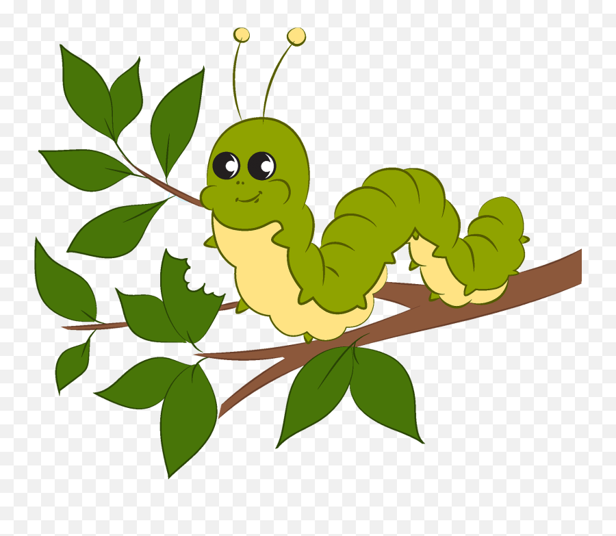 Caterpillar Clipart - Clipart Image Of A Caterpillar Emoji,Caterpillar Clipart