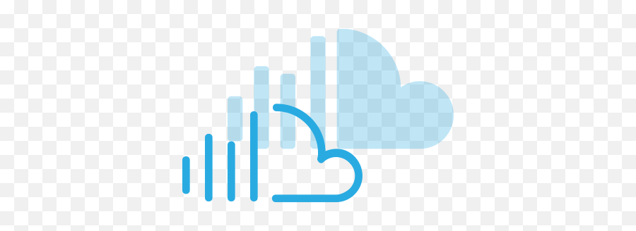 Cloud Logo Media Social Sound Icon - Vertical Emoji,Cloud Logo