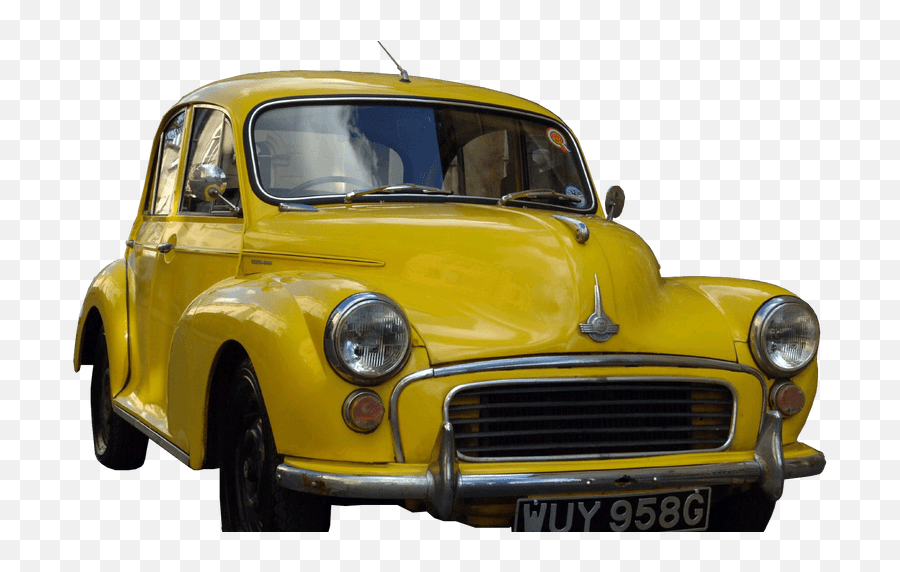 Vintage Cars Transparent Png Pictures - Vintage Yellow Car Png Emoji,Vintage Car Png