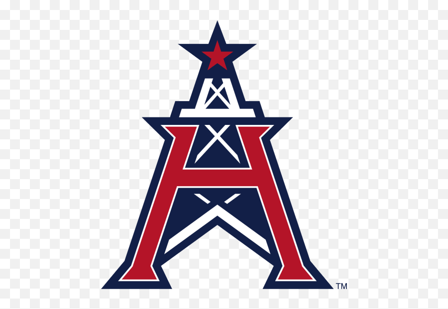 Houston Roughnecks Primary Logo - Houston Roughnecks Logo Emoji,Houston Oilers Logo