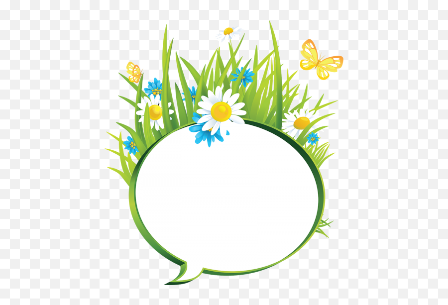Green Flower Photo Frame Png Images - Yourpngcom Emoji,Green Flower Png