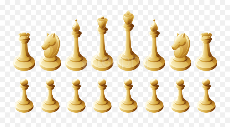Free Png Download White Chess Pieces Clipart Png Photo Emoji,Game Piece Clipart
