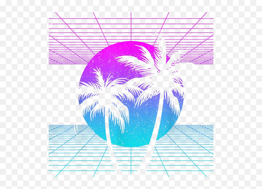 Beach Style Eighties 80s 90s Retro Sunset Palm Trees Gift Weekender Tote Bag Emoji,Palm Tree Emoji Transparent